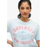 SUPERDRY - Lo-Fi Outdoor - T-shirt - Zwart - Katoen