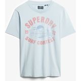 SUPERDRY - Lo-Fi Outdoor - T-shirt - Zwart - Katoen