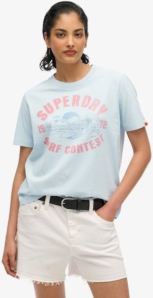 SUPERDRY - Lo-Fi Outdoor - T-shirt - Zwart - Katoen