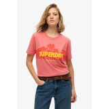 Superdry - Outdoor Stripe Relaxed T-Shirt - Groen - Katoen