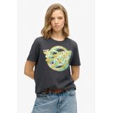 Superdry - Rock Band T-shirt - Zwart - Katoen