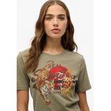 Superdry - Vl Tokyo T-shirt - Zwart - 100% Katoen