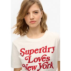 Superdry - City Love Relaxed T-shirt - Katoen - Korte Mouwen