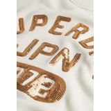 Varsity Loose Crew Sweatshirt - Grijs - 100% Katoen