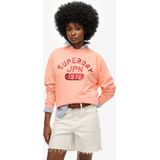 Superdry - Varsity Loose Sweatshirt - Boxy Pasvorm - 100% Katoen