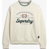 Superdry - Country Club ruimvallend sweatshirt met ronde hals - Dames - Truien