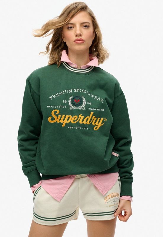 Superdry - Country Club Loose - Sweatshirt - Relaxed Fit - Lange Mouwen