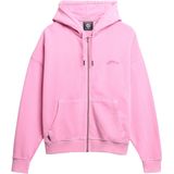 Superdry - Essential Logo - Sweatshirt - Met Halve Rits - Oversized Pasvorm