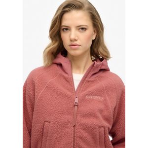 Superdry - Active Tech Fleece - Hoodie - Zwart - Borgmateriaal