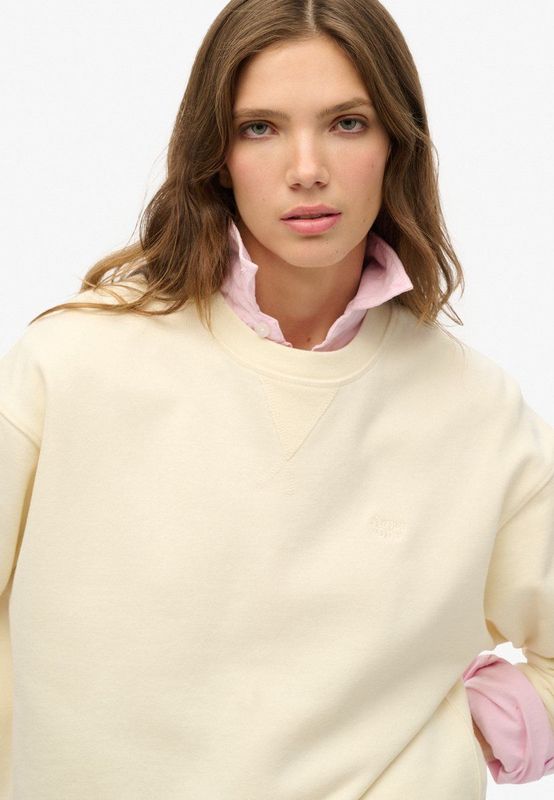 SUPERDRY - Studios - Sweatshirt - Grijs - Katoen