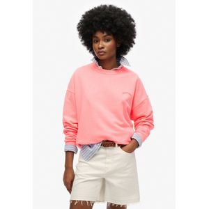 Superdry - W2012293A - Baggy Sweatshirt - Roze - Katoen