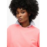 Superdry - W2012293A - Sweatshirt - Turquoise - Casual - Katoen