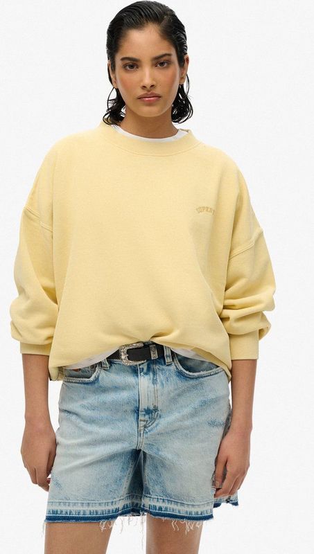 Superdry - Essential Logo - Sweatshirt - Grijs - 100% Katoen