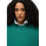 Superdry - Sweatshirt - Smaragd - Normale Pasvorm - Lange Mouw