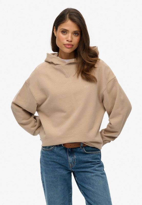 Superdry - W2012310A - Sweatshirt - Taupe - Biologisch Katoen - Duurzaam