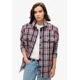 Superdry - Gewatteerde Kraag - Ruitpatroon - Overshirt - Voering van Schapenleer