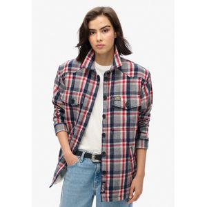 Superdry - Gewatteerde Kraag - Ruitpatroon - Overshirt - Voering van Schapenleer