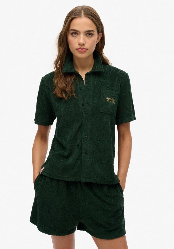 Superdry - Country Club Towelling - Overhemd - Korte Mouwen