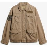 Superdry - W4010424A - Tussenjas - Groen - Katoen - Lange Mouwen