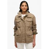 Superdry - W4010424A - Tussenjas - Groen - Katoen - Lange Mouwen