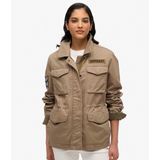 Superdry - W4010424A - Tussenjas - Groen - Katoen - Lange Mouwen