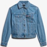 Superdry - Spijkerjack - Blauw - Katoen - Denim