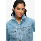 Superdry - Spijkerjack - Blauw - Katoen - Denim