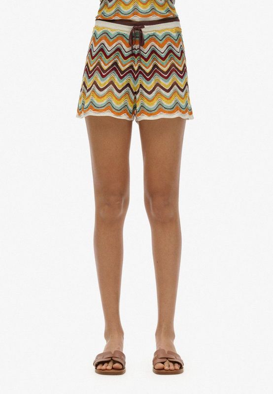 Superdry - Gebreide short - Dames - Korte broeken