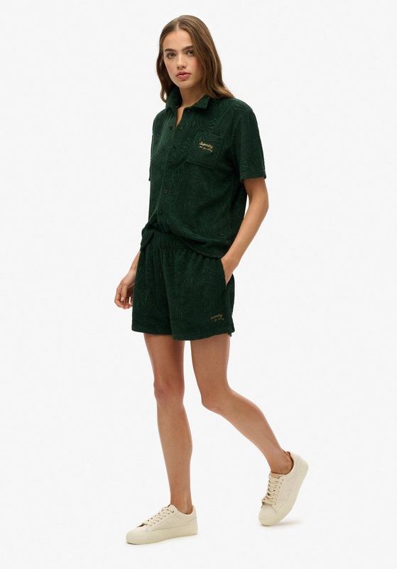 Superdry - Country Club - Overhemd - Groen - Katoen