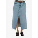 Superdry - Denim Split - Lange Rok - Relaxte Pasvorm - Maxi Lengte