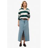 Superdry - Denim Split - Lange Rok - Relaxte Pasvorm - Maxi Lengte