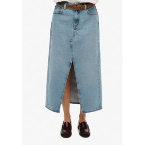 Superdry - Denim Split - Lange Rok - Relaxte Pasvorm - Maxi Lengte