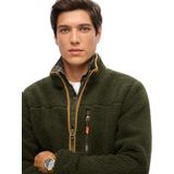 Superdry - Outdoor Fleece Jacket - Grijs - Fleece - Zonder Capuchon