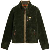 Superdry - Outdoor Fleece Jacket - Zwart - Fleece