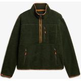 Superdry - Outdoor Half Zip - Sweatshirt - Grijs - Katoen