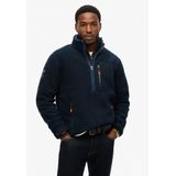 Superdry - Outdoor fleecetrui met halve rits - Heren - Truien
