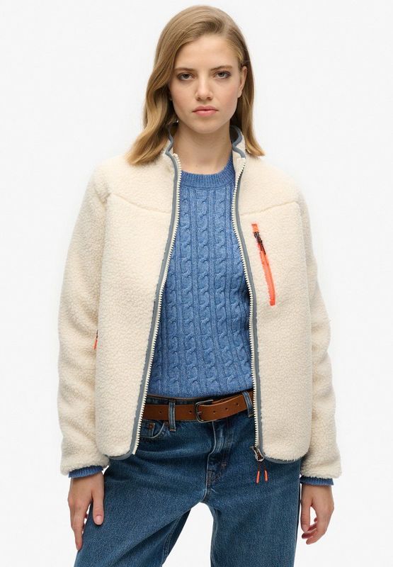 Superdry - Outdoor Full Zip Fleece - Jas - Slim Fit
