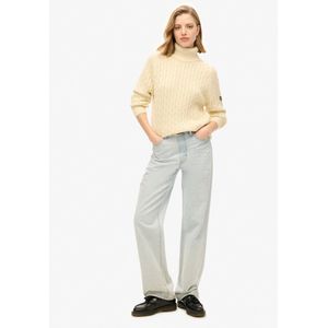 Superdry - Slouchy Cable Coltrui - Dames - Sweaters