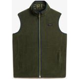 Superdry - Estate Fleece Gilet - Groen - Gerecycled Polyester - Duurzaam