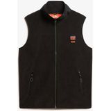 Superdry - Active Fleece Gilet - Zwart - Man