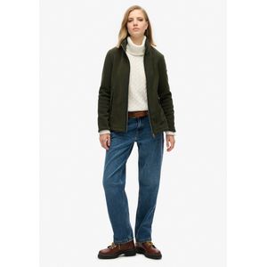 Superdry - Estate Full Zip Fleece - Groen - Casual - Gerecycled Polyester - Duurzaam