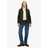 Superdry - Estate Full Zip Fleece - Groen - Casual - Gerecycled Polyester - Duurzaam