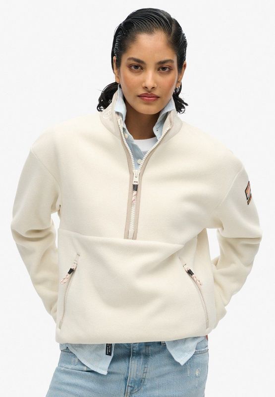 Superdry - W2012339A - Fleece - Groen - Gerecycled Polyester - Duurzaam