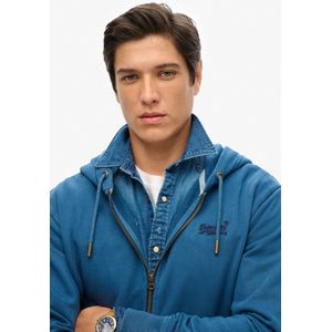 Superdry - Essential Logo Washed - Sweatshirt - Met Rits