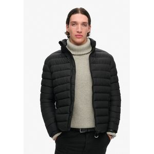 Superdry - Fuji Print - Gewatteerd Jack - Zwart - Polyester