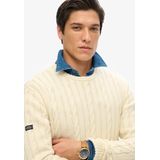 Superdry - Classic Cable - Gebreide Trui - Biologisch Katoen