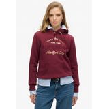 Superdry - Luxe Metallic Logo Hoodie - Gevoerd - Relaxed Fit