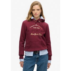 Superdry - Luxe Metallic Logo Hoodie - Gevoerd - Relaxed Fit