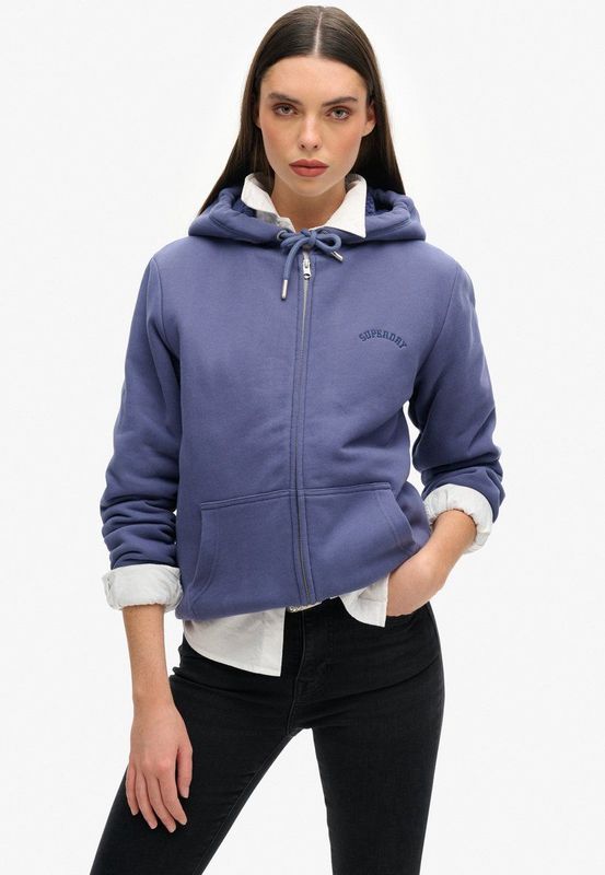Superdry - Borg Lined Sweatshirt - Met Rits