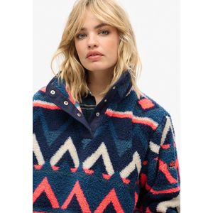 SUPERDRY - Henley Trui - Navy - Zachte Stof